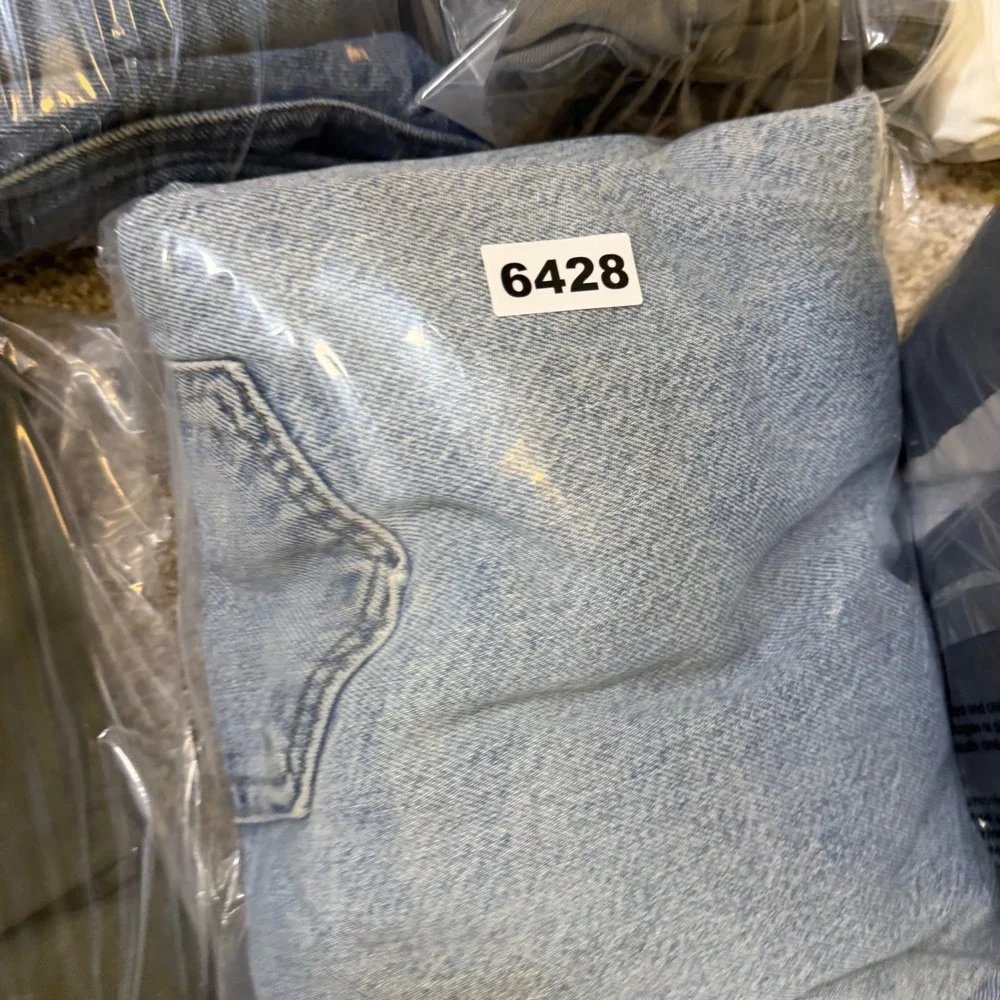 Carhartt Flannel Lined Relaxed‎ Fit Jeans Light Wash Blue Denim Mens 35x31